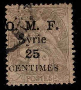 Syria Scott 31 Used overprinted French stamp