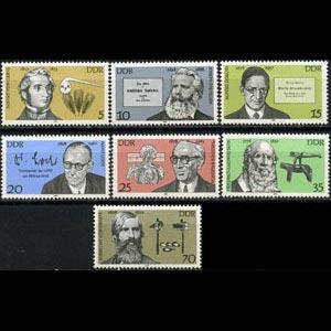 DDR 1978 - Scott# 1926-32 Famous Persons Set of 7 NH