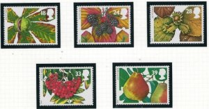 Great Britain 1510-14 MNH 1993 Autumn Fruits (fe5351)