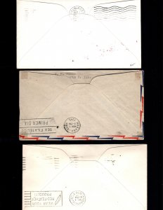US 3 used first flight covers