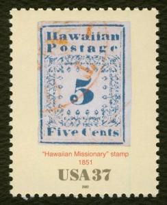 #3694a-d 37c Hawaiian Missionary Stamps, Singles, Mint **ANY 5=FREE SHIPPING** 