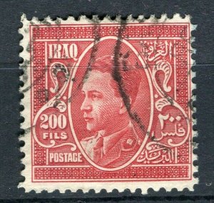 IRAQ; 1934 early King Ghazi issue fine used 200f. value