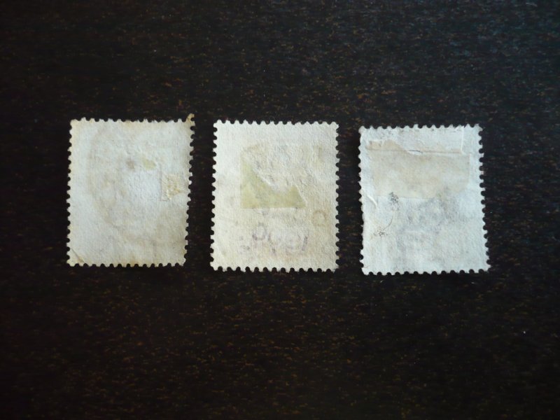 Stamps - British Guiana - Scott# 132,133,139 - Used Part Set of 3 Stamps