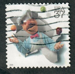 3944f Muppets Used Single