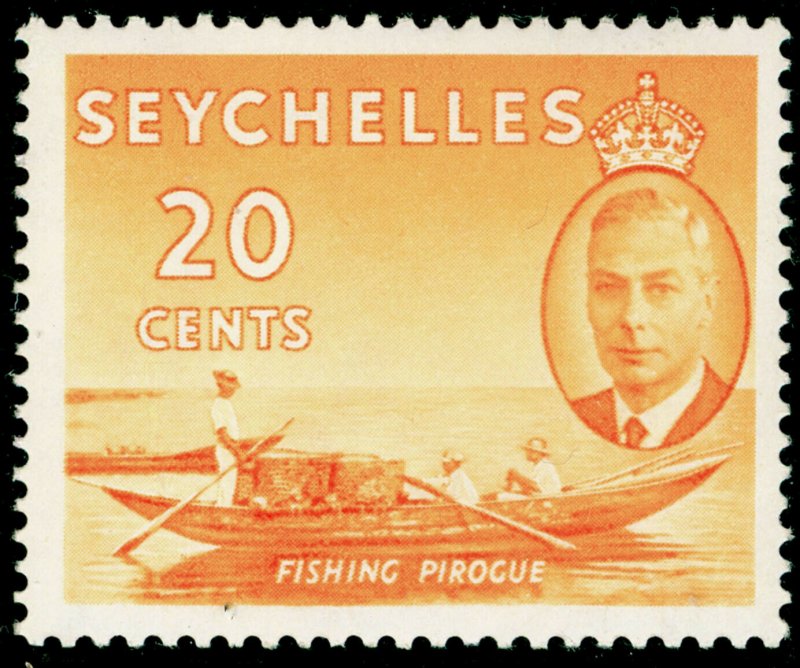 SEYCHELLES SG163, 20c orange-yellow, NH MINT. 