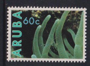 Aruba   #56  MNH  1990 marine life  60c  sea anemone