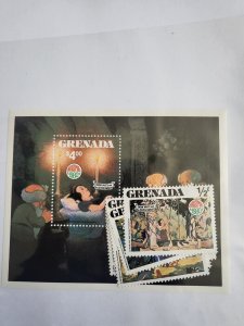 Stamps Grenada Scott #1021-30 nh