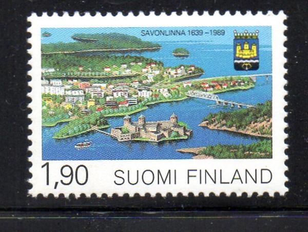 Finland Sc 800 1989 Savonlinna stamp mint NH