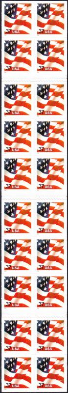 Scott 3634c,d BK291A Flag Booklet