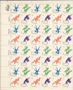 1978 U.S 13¢ Dance complete sheet MNH Sc# 1749 1750 1751 1752