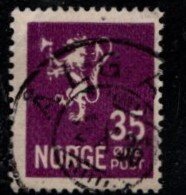 Norway - #124 Lion rampart (Wmk 160  16x 19 1/2)- Used