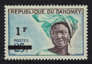 Dahomey No 177 surch '1f' 1965 MNH SG#236 MI#264