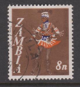 Zambia 1968 Sc#43 Postally Used