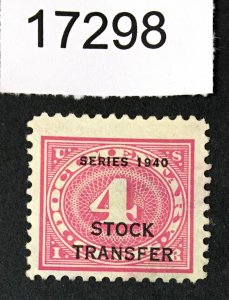 US STAMPS # RD45 REVENUE USED CAT. $ LOT #17298