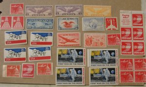 US Airmail Lot – Most All MNH