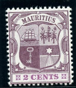 Mauritius 1905 KEVII 2c dull & bright purple (CH) superb MNH. SG 165a.