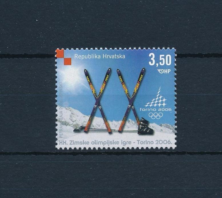 [54804] Croatia 2006 Olympic games Turin Ski equipment MNH