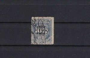 PERU PROVINCE OVERPRINT 1874- 75  REVENUE STAMP  REF 6041