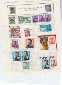 hong kong stamps on page ref r14416