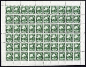Grenada SG135 1/2d Green U/M SHEET of 60 (perfs separated between 2 stamps)