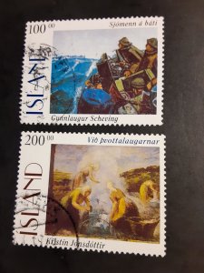 Iceland #816-817         Used
