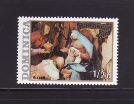 Dominica 374 MNH Christmas, Art, Nativity by Brueghel