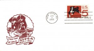 #1307 Humane Treatment of Animals Bobby G FDC