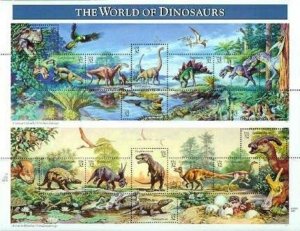 PCBstamps   US #3136 Sheet $4.80(14x32c)Dinosaurs, MNH, (4)
