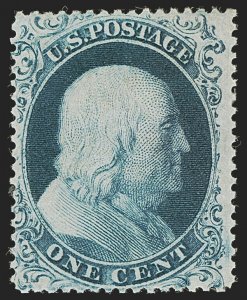 MOMEN: US STAMPS #18 42L2 MINT OG LH VF 2 PF CERTS LOT #77733*