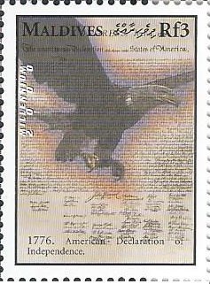 Maldive Islands 2421a (mnh) 3r American Declaration of Independence (2000)