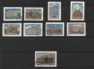 RUSSIA - 1950 MUSEUMS - SCOTT 1449 TO 1457 - USED