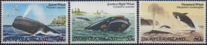 Norfolk Island 1982 SG284-286 Whales set MNH