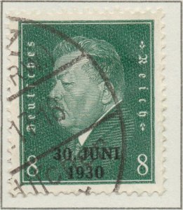 Germany Deutsches Reich 30 Juni Allied Occupation withdraw overprint 8pf Mi44...