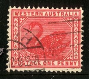 WESTERN AUSTRALIA 76 USED SCV $1.00 BIN $0.40 BIRDS