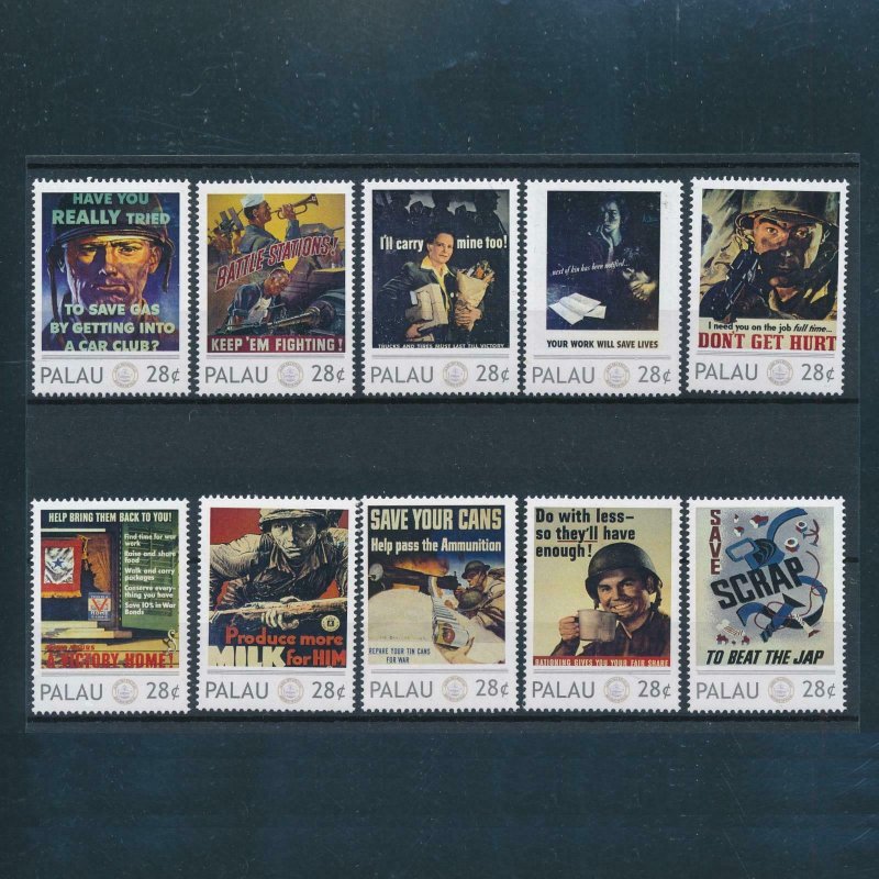 [106652] Palau  World War I propaganda posters  MNH