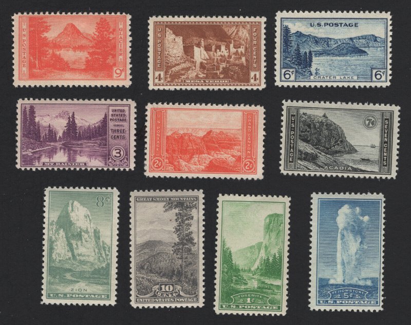 Scott numbers for United States stamps