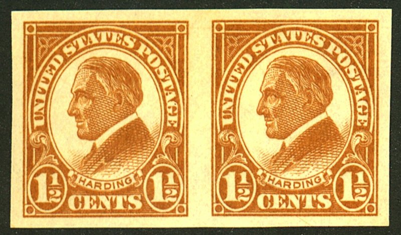 U.S. #576 MINT PAIR OG NH