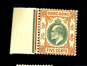 HONG KONG #74 MINT FVF OG LG HR Cat $22