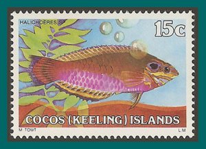 Cocos  1979 Pink Wrasse, MNH #38,SG38