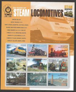 BEQUIA 2004 BICENTENARY OF STEAM MNH