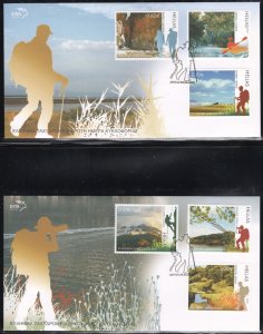 Greece 2012 Touring 2 FDC's. VF