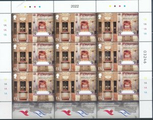 GIBRALTAR 2022 JOINT ISSUE WITH ISRAEL SHEET MNH 