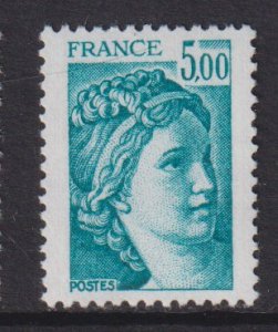 France  #1671  MNH  1981   Sabine  5fr