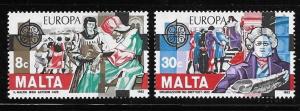 Malta 1982 Europa Redemption of islands Sc 614-615 MNH A1076