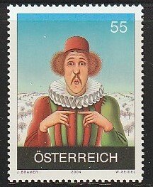 2004 Austria - Sc 1968 - MNH VF - 1 single - Josef Bramer