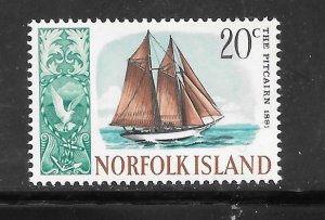 Norfolk Island #109 MH Single