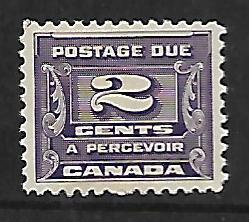 CANADA, J12, MINT HINGED, POSTAGE DUE SET OF 1933