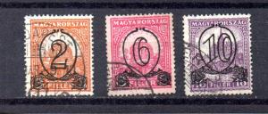 Hungary 450-452 used