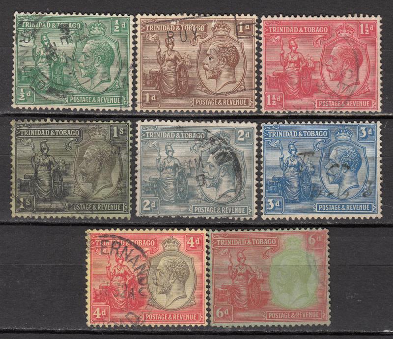 Trinidad & Tobago - 1922/1928 - KGV stamp lot  (9606)