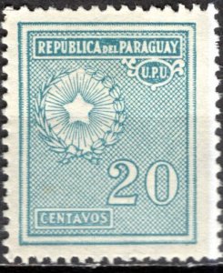 Paraguay; 1935: Sc. # 275 MLH Single Stamp